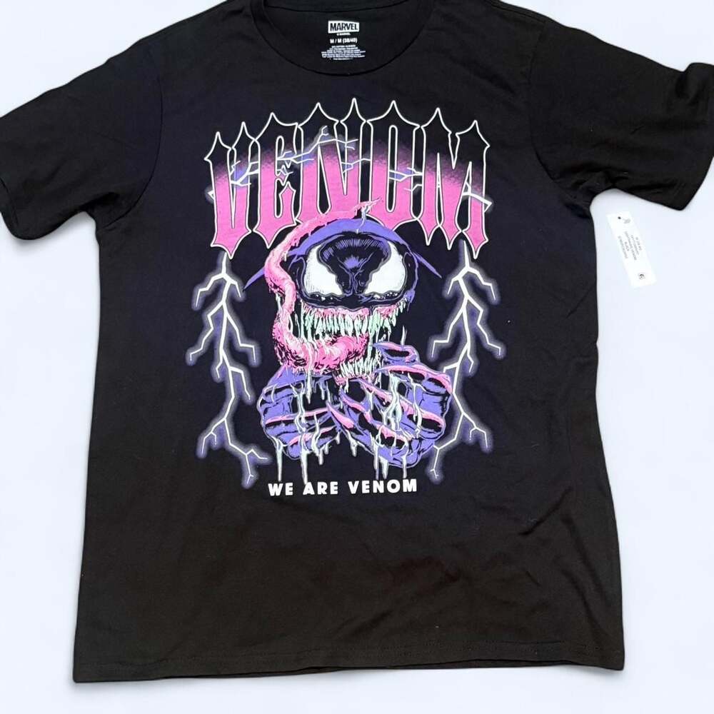Marvel Venom We Are Venom Lightning Graphic T-Shirt